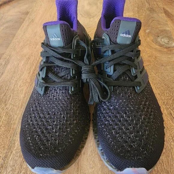 Adidas Ultra 4D Black Purple Running Sneaker Shoes Mens Size 6 | HP9736 - Picture 9 of 11